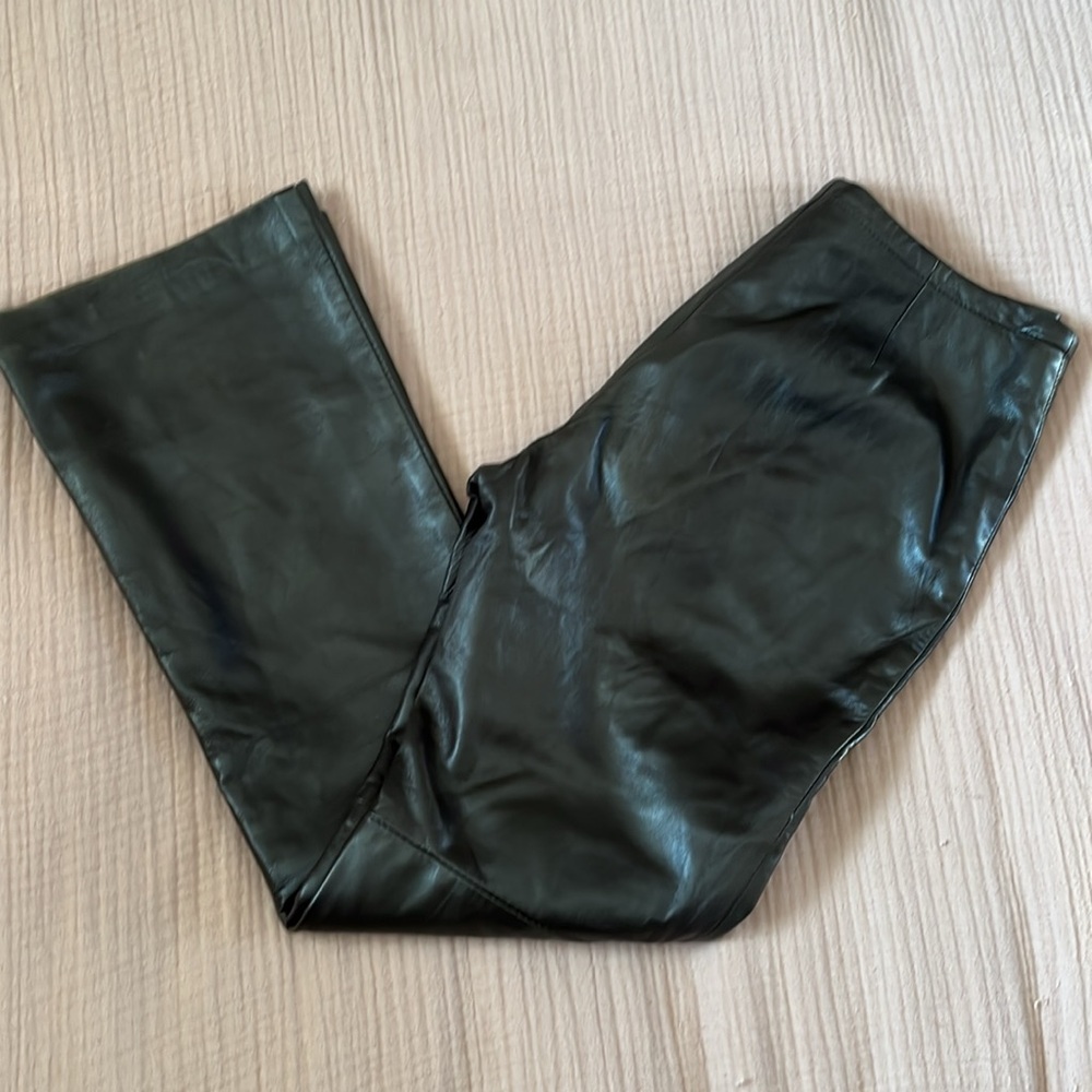 Vintage brown leather pants